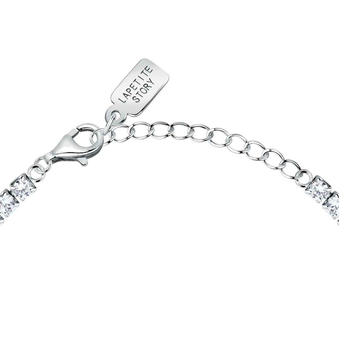 La Petite Story Silver Tennis Armband - LPS05AWV49