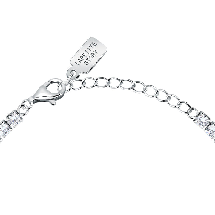 La Petite Story Silver Tennis Armband - LPS05AWV49