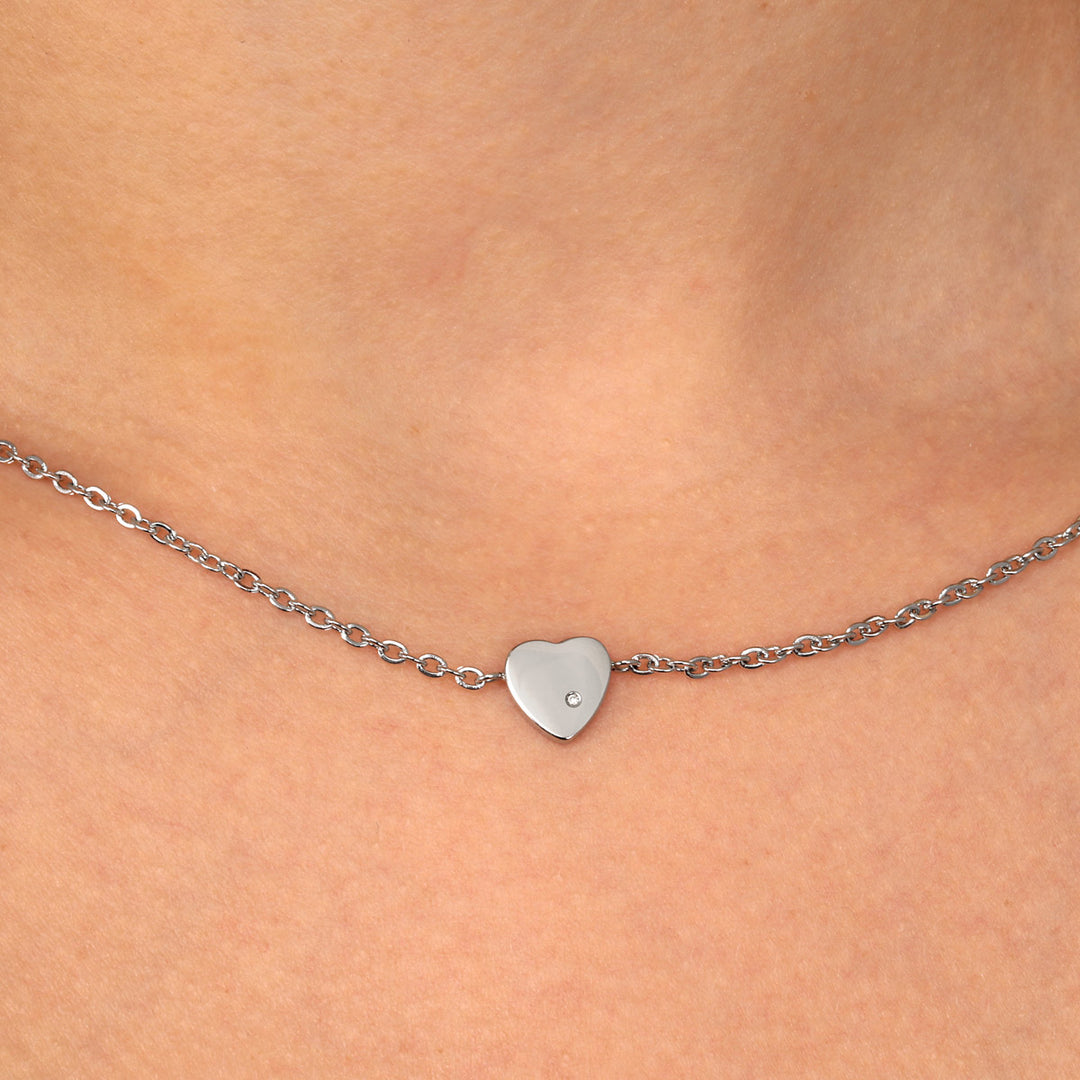 La Petite Story Love Heart Halskette - LPS10ASD08