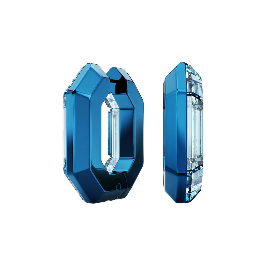 Swarovski Lucent Kreolen Achteckform Klein Blau - 5696038