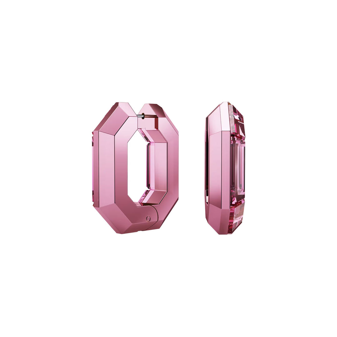 Swarovski Lucent Kreolen Achteckform Klein Rosa - 5680783