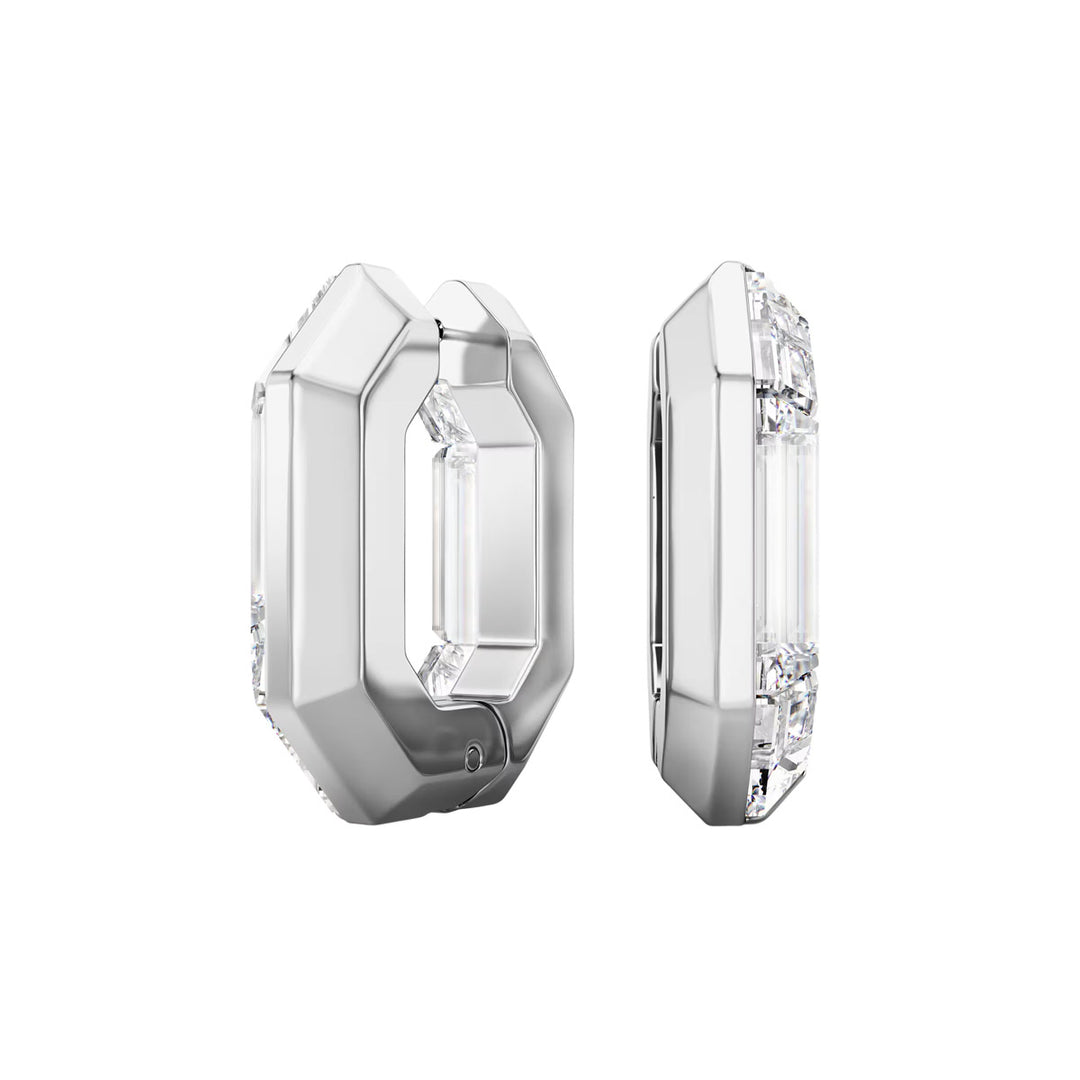Swarovski Lucent Kreolen Achteckform Klein Weiss - 5696289