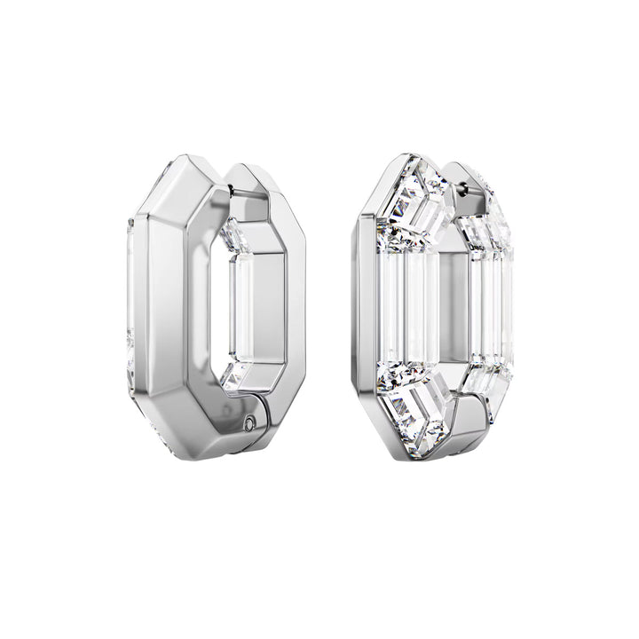 Swarovski Lucent Kreolen Achteckform Klein Weiss - 5696289