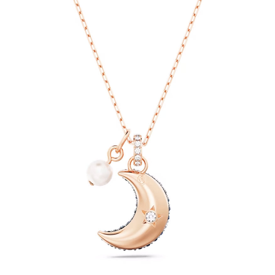 Swarovski Sublima Halskette Kristallperle Mond Mehrfarbig Roségold Legierungsschicht - 5671585