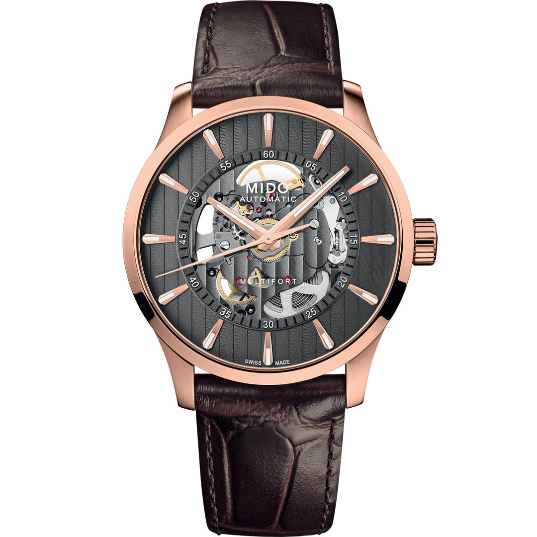 Mido Multifort Skeleton Vertigo - M038.436.36.061.00