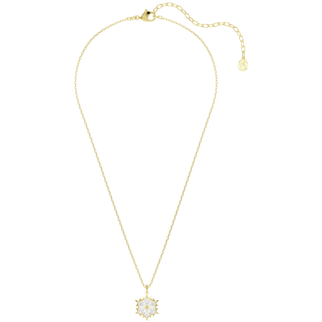 Swarovski Magic Halskette Verschiedene Schliffe Schneeflocke Weiss 18K goldbeschichtet - 5757788