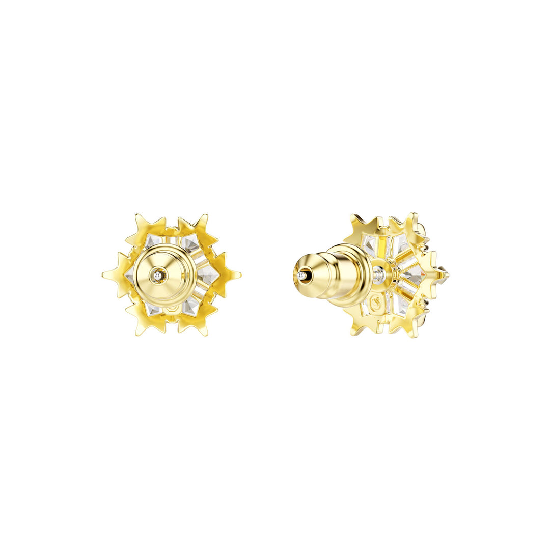 Swarovski Magic Ohrstecker Verschiedene Schliffe Schneeflocke Weiss 18K goldbeschichtet - 5757816