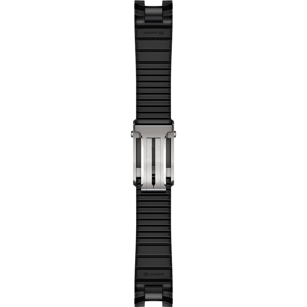 Garmin MARQ QuickFit 22 Black Silicone Rubber Bracelet - 010-14554-05