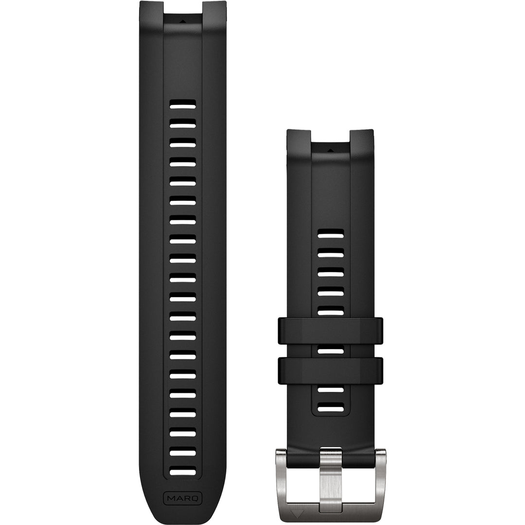 Garmin MARQ QuickFit 22 Black Silicone Rubber Strap - 010-14554-00