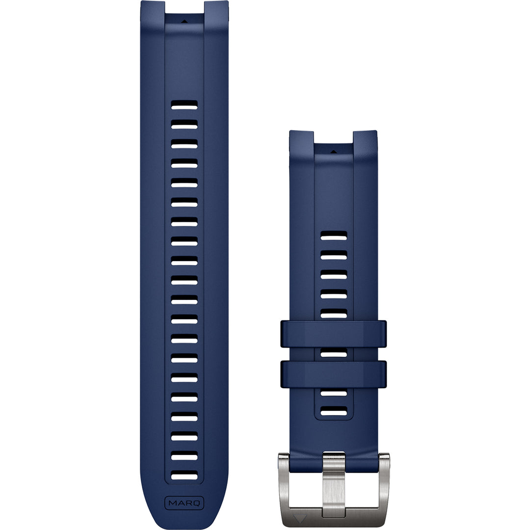 Garmin MARQ QuickFit 22 Navy Blue Silicone Rubber Strap - 010-14554-01