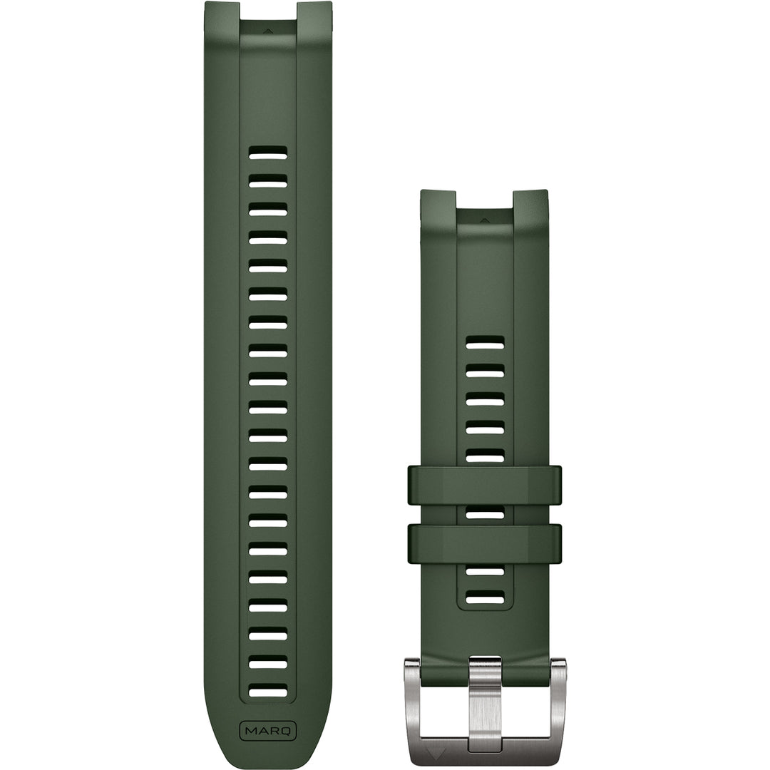 Garmin MARQ QuickFit 22 Pine Green Silicone Rubber Strap - 010-14554-02