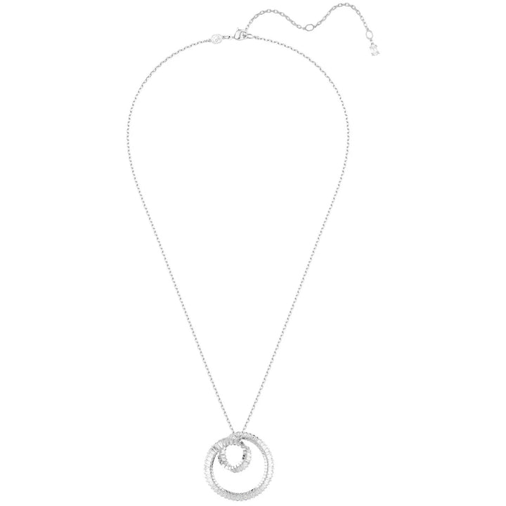Swarovski Matrix Halskette Baguette Schliff Weiss Rhodiniert - 5727114
