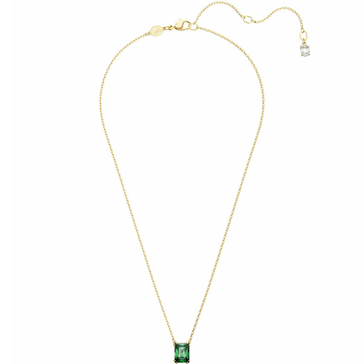 Swarovski Stilla Halskette Rechteckschliff Grün Goldlegierungsschicht - 5677141