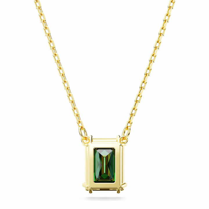Swarovski Stilla Halskette Rechteckschliff Grün Goldlegierungsschicht - 5677141