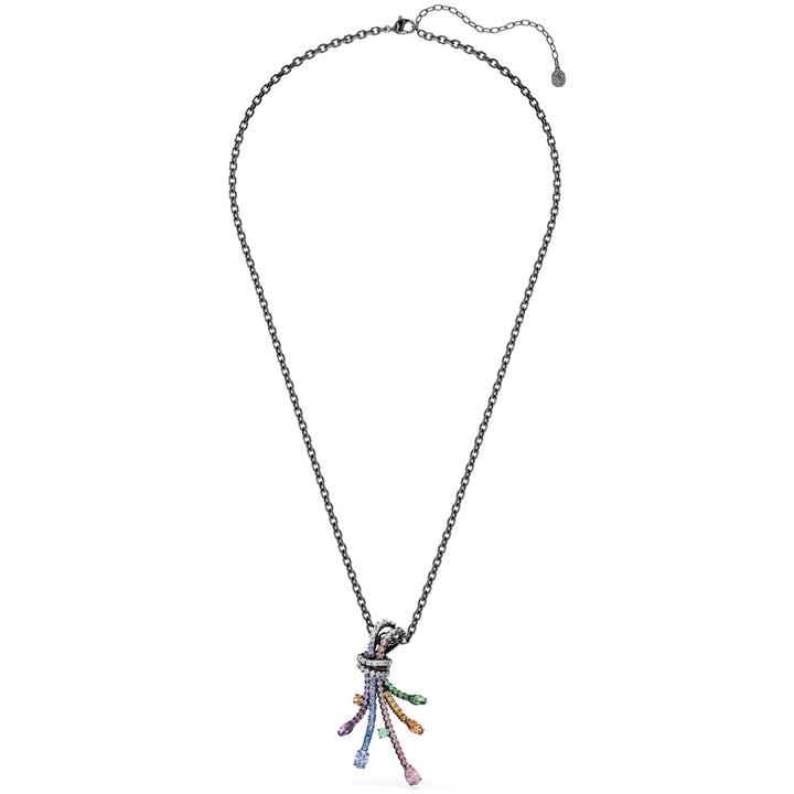 Swarovski Matrix Halskette und Brosche Verschiedene Schliffe Strauss Mehrfarbig Rutheniert - 5742674
