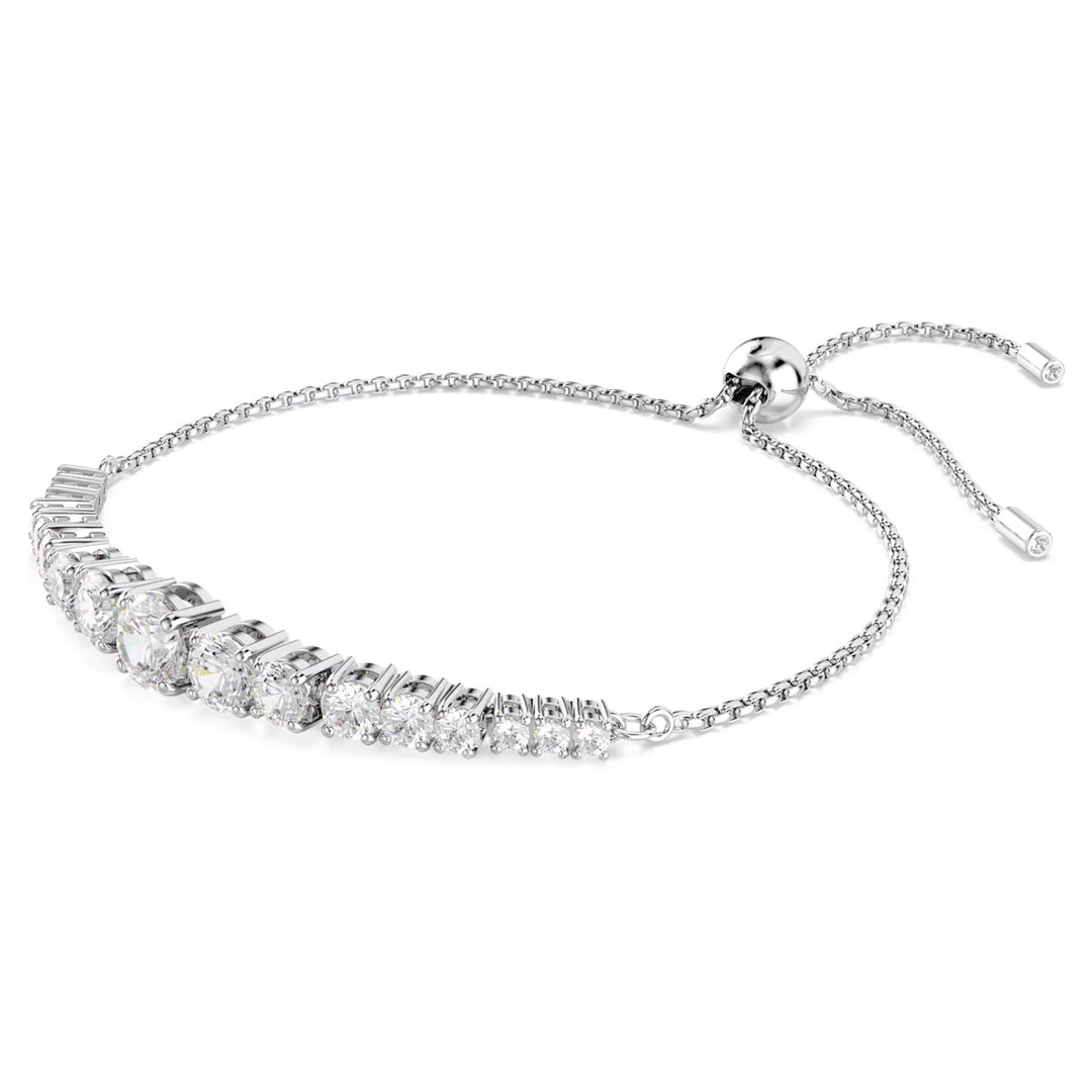 Swarovski Matrix Armband Rundschliffe im Farbverlauf Weiss - 5690677