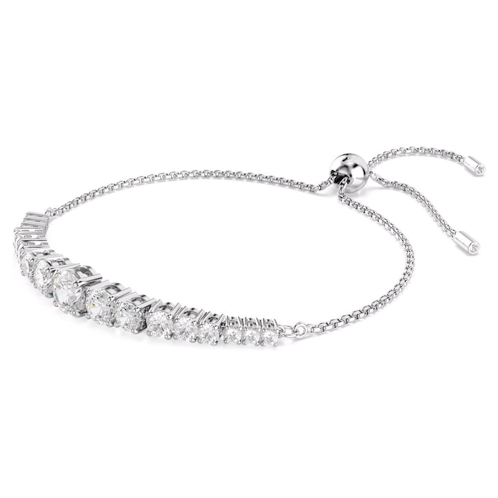 Swarovski Matrix Armband Rundschliffe im Farbverlauf Weiss - 5690677