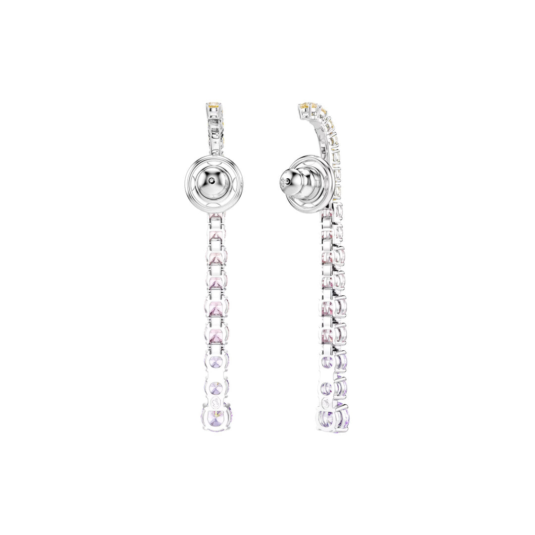 Swarovski Matrix Drop Ohrhänger Rundschliffe im Farbverlauf Mehrfarbig Rhodiniert - 5751195
