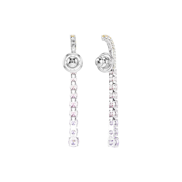 Swarovski Matrix Drop Ohrhänger Rundschliffe im Farbverlauf Mehrfarbig Rhodiniert - 5751195