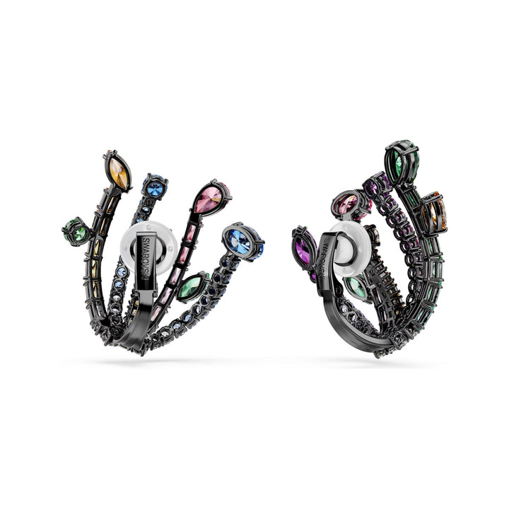 Swarovski Matrix Ohrclips Verschiedene Schliffe Strauss Mehrfarbig Rutheniert - 5742673