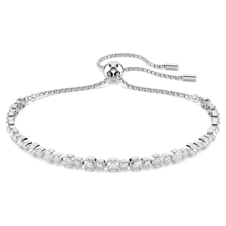 Swarovski Matrix Tennis Bracelet Mixed round cuts White Rhodium plated - 5677813