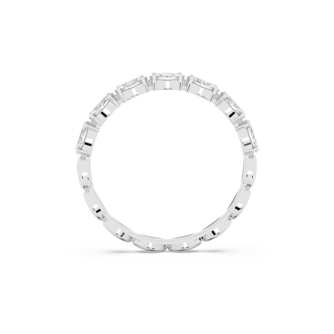 Swarovski Matrix Vittore Ring Marquise Schliff Weiss Rhodiniert