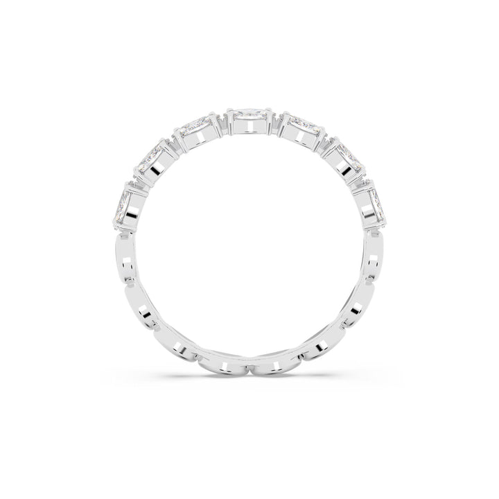 Swarovski Matrix Vittore Ring Marquise Schliff Weiss Rhodiniert