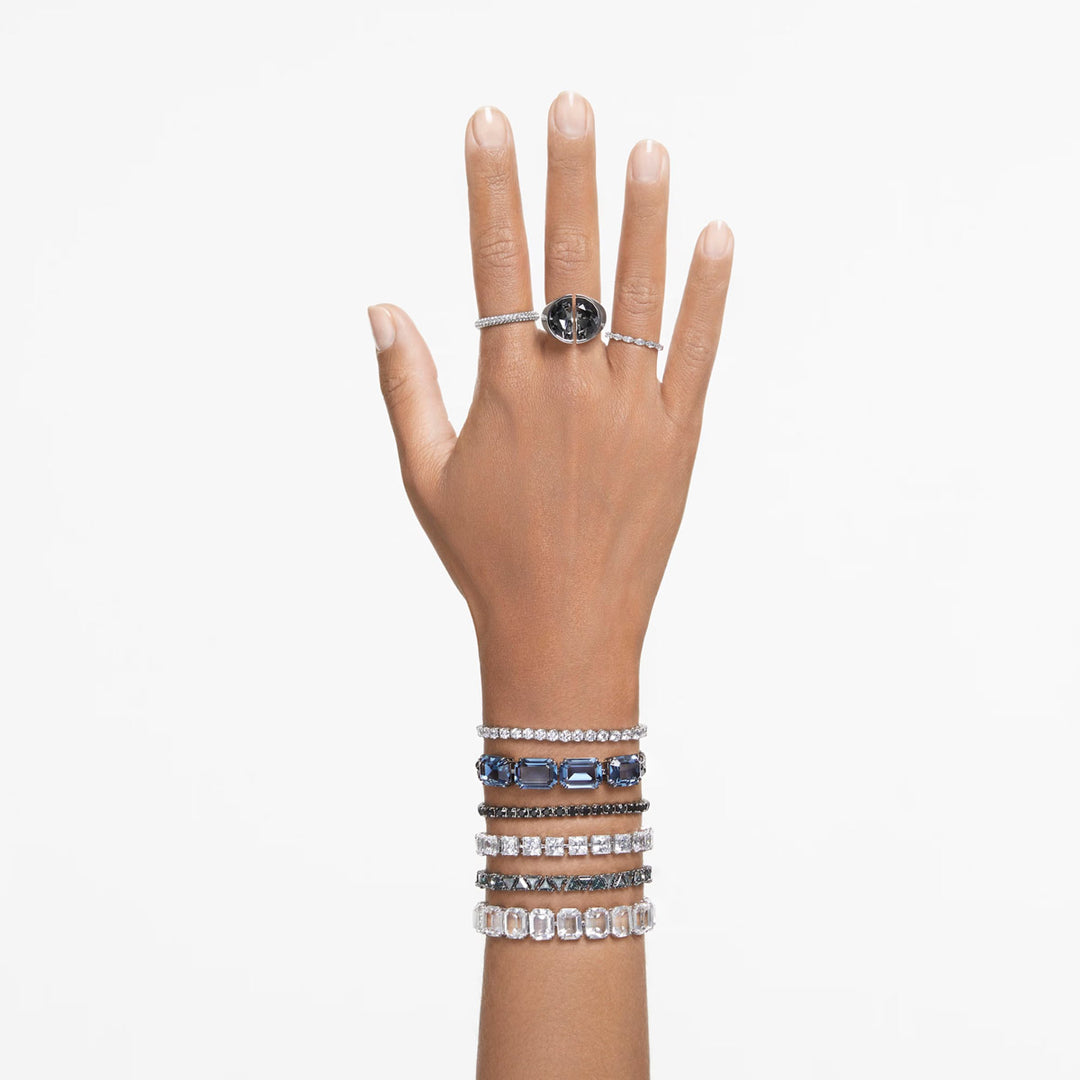 Swarovski Matrix Vittore Ring Marquise Schliff Weiss Rhodiniert