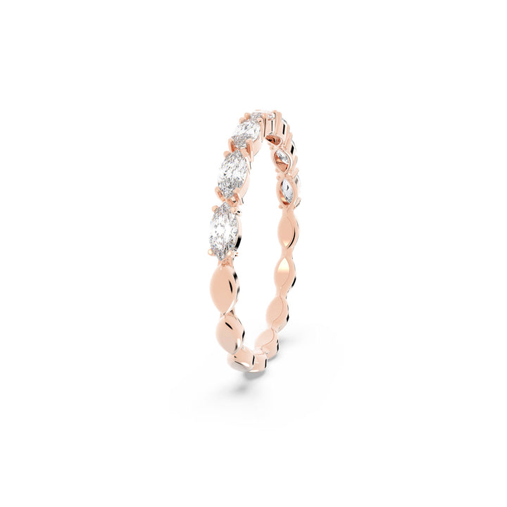 Swarovski Matrix Vittore Ring Marquise Schliff Weiss Roségold Legierungsschicht