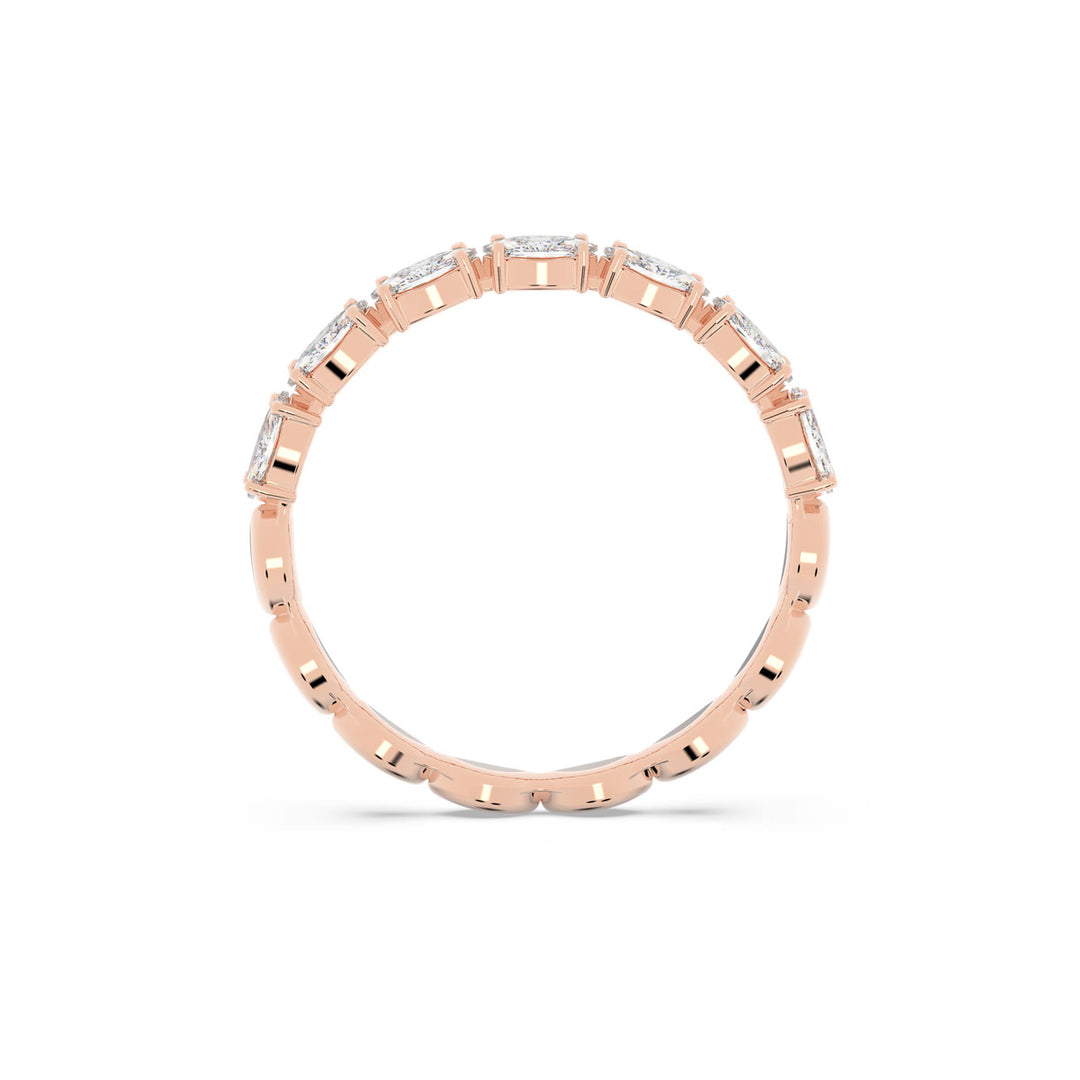 Swarovski Matrix Vittore Ring Marquise Schliff Weiss Roségold Legierungsschicht