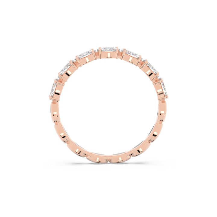 Swarovski Matrix Vittore Ring Marquise Schliff Weiss Roségold Legierungsschicht