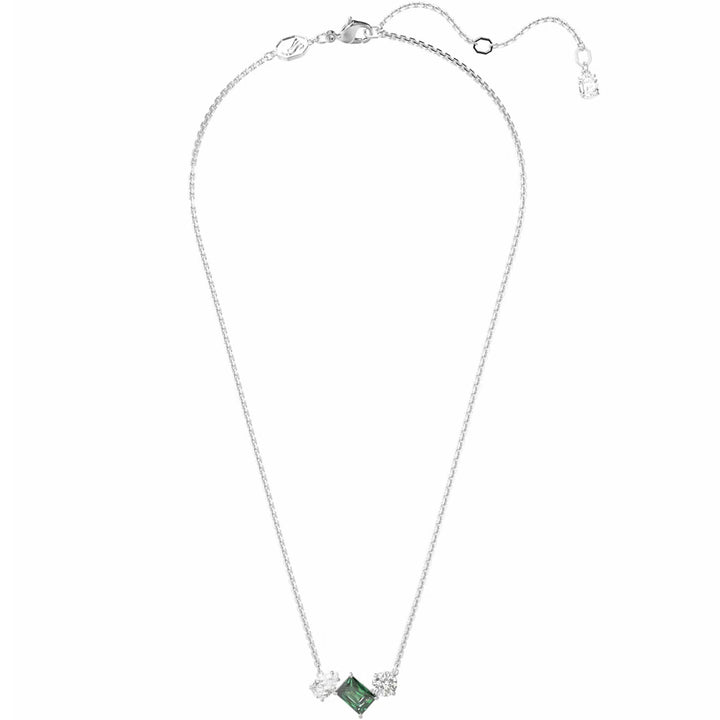 Swarovski Mesmera Halskette Verschiedene Schliffe Grün Rhodiniert - 5668278