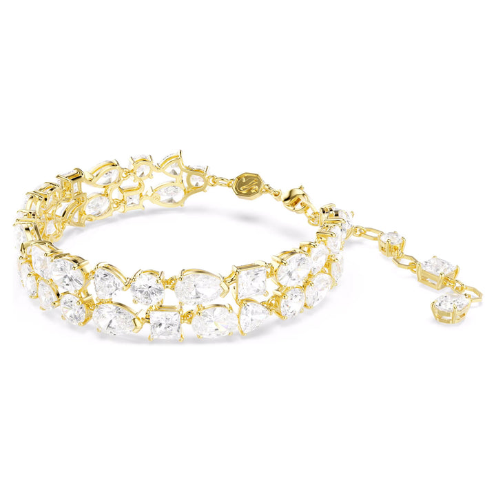 Swarovski Mesmera Armband Verschiedene Schliffe Weiss Goldlegierungsschicht - 5743827