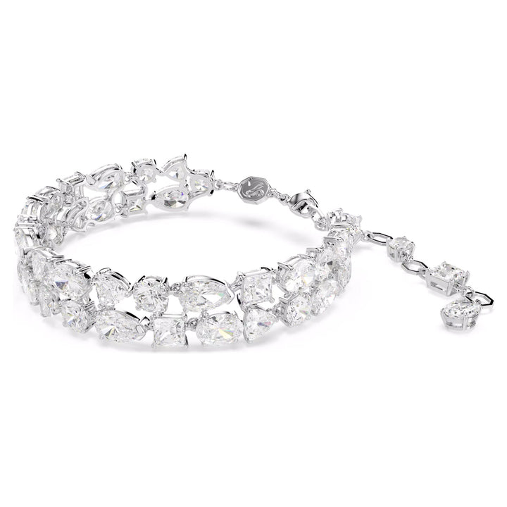 Swarovski Mesmera Armband Verschiedene Schliffe Weiss Rhodiniert - 5669927