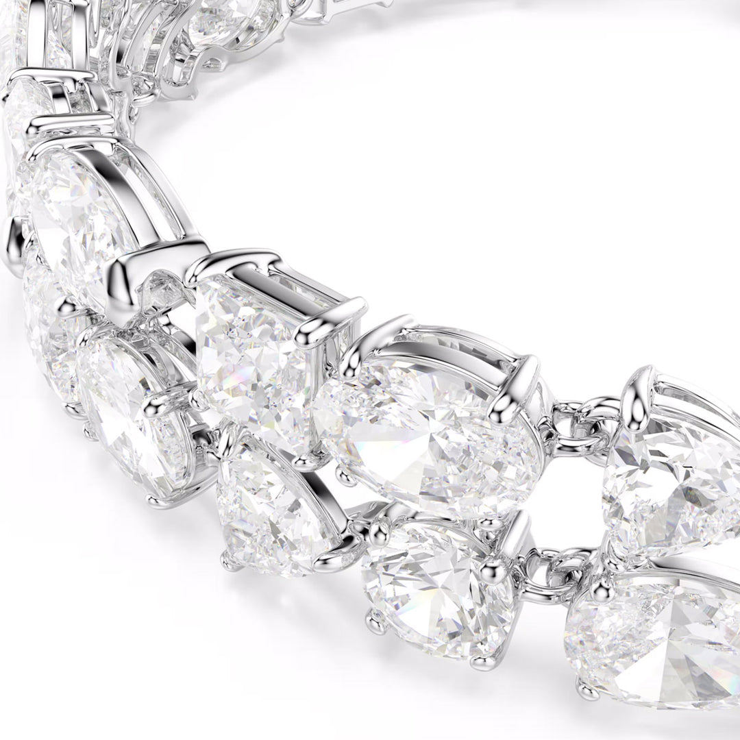 Swarovski Mesmera Armband Verschiedene Schliffe Weiss Rhodiniert - 5669927
