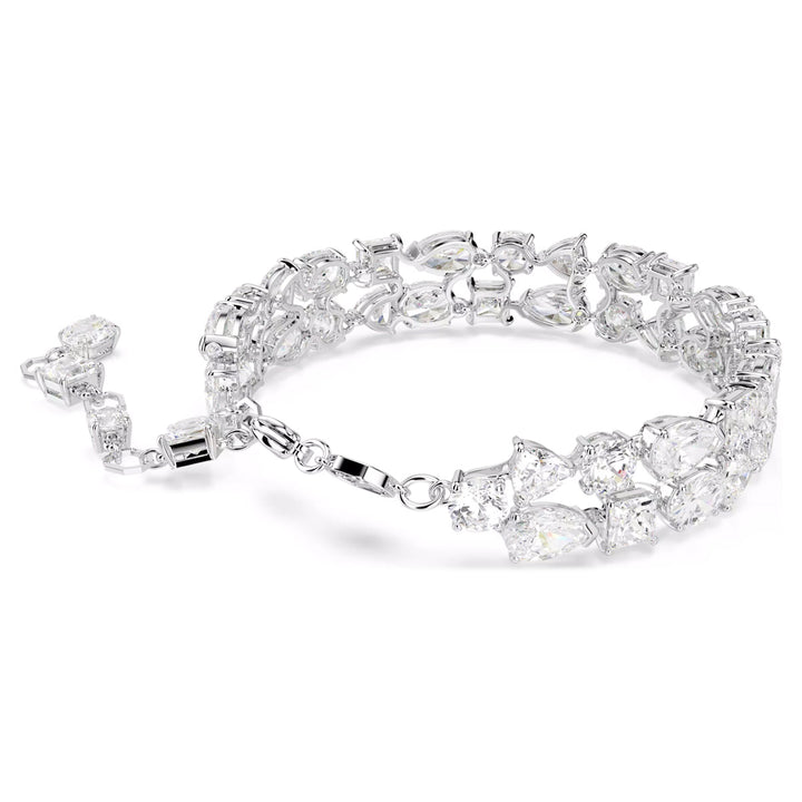 Swarovski Mesmera Armband Verschiedene Schliffe Weiss Rhodiniert - 5669927