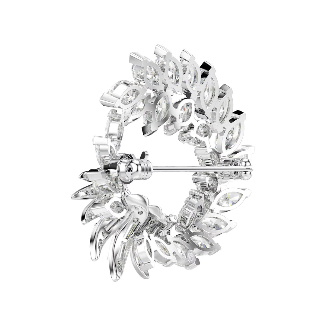 Swarovski Mesmera Brosche Marquise Schliff Weiss Rhodiniert - 5754566