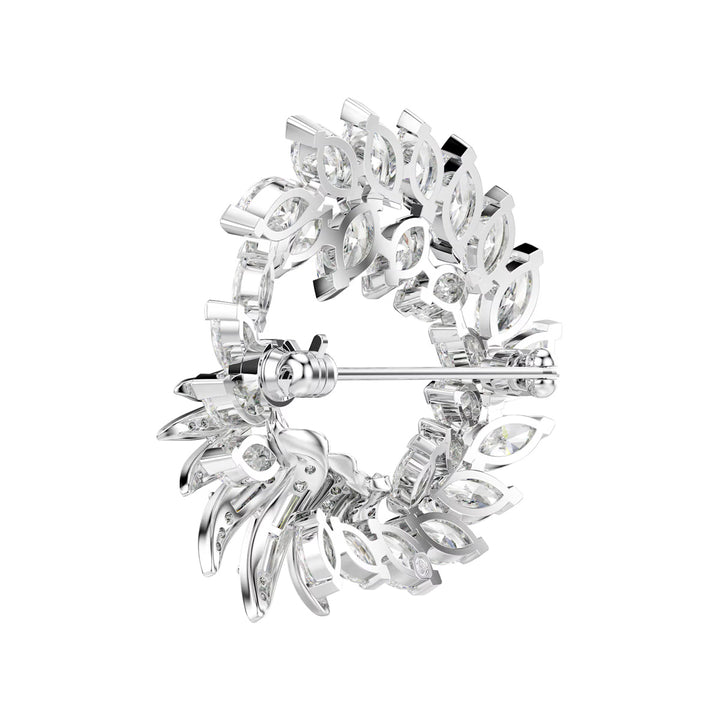 Swarovski Mesmera Brosche Marquise Schliff Weiss Rhodiniert - 5754566