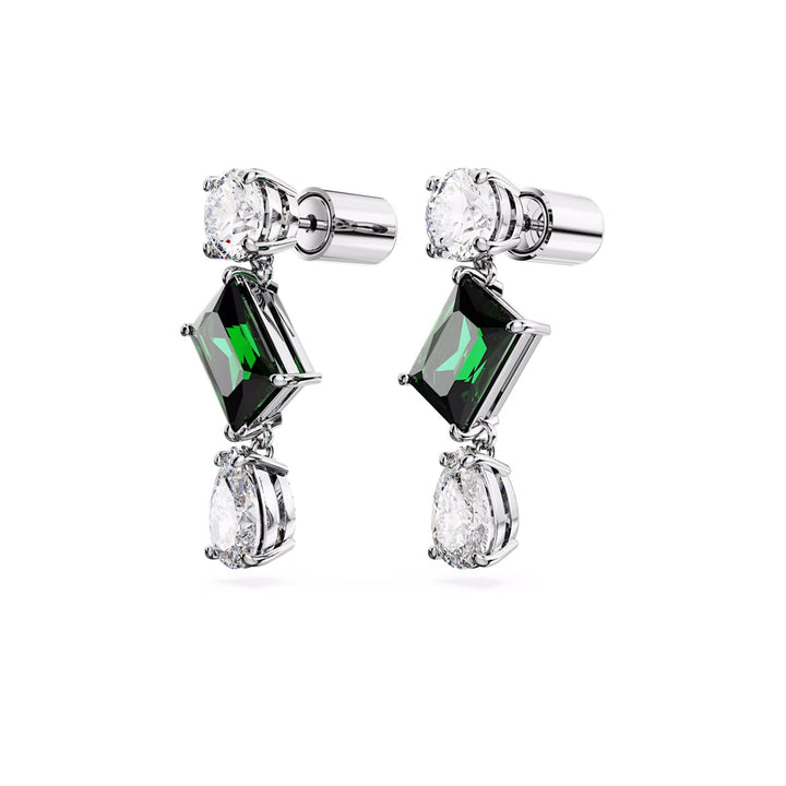 Swarovski Mesmera Drop Ohrhänger Verschiedene Schliffe Grün Rhodiniert - 5665878