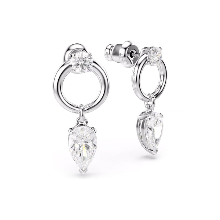 Swarovski Mesmera Drop Ohrhänger Verschiedene Schliffe Weiss Rhodiniert - 5723177