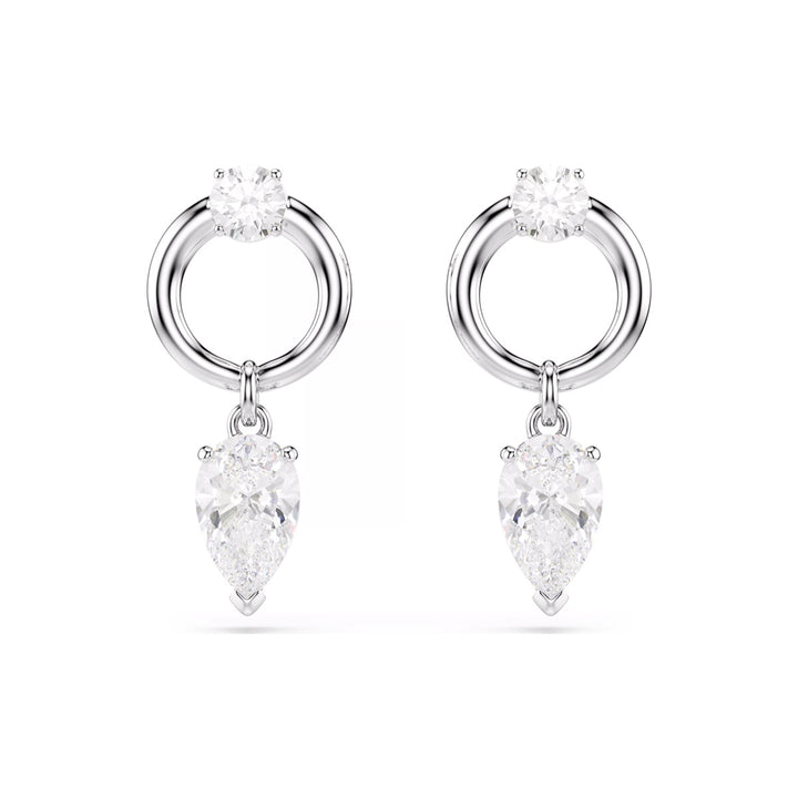 Swarovski Mesmera Drop Ohrhänger Verschiedene Schliffe Weiss Rhodiniert - 5723177