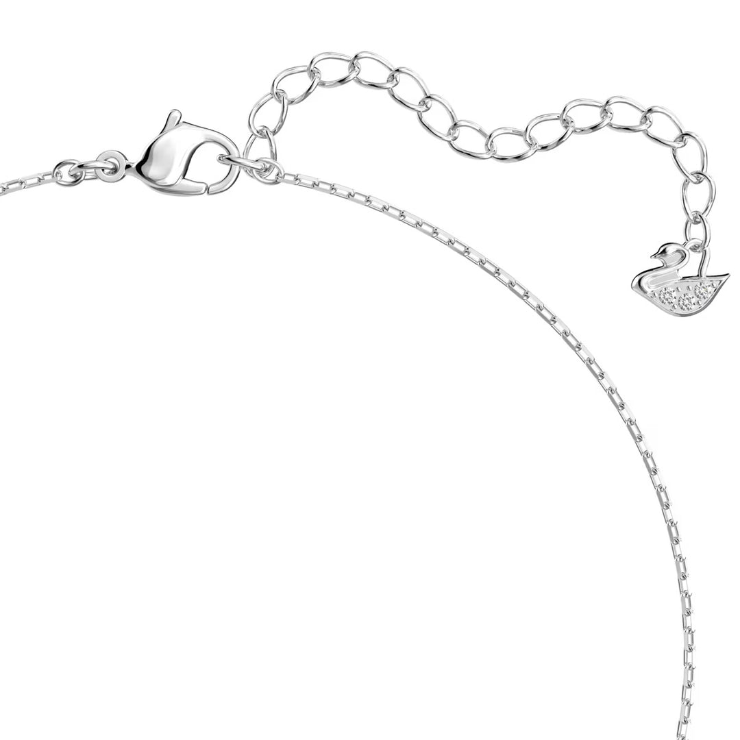 Swarovski Mesmera Halskette Herz Weiss Rhodiniert - 5517117