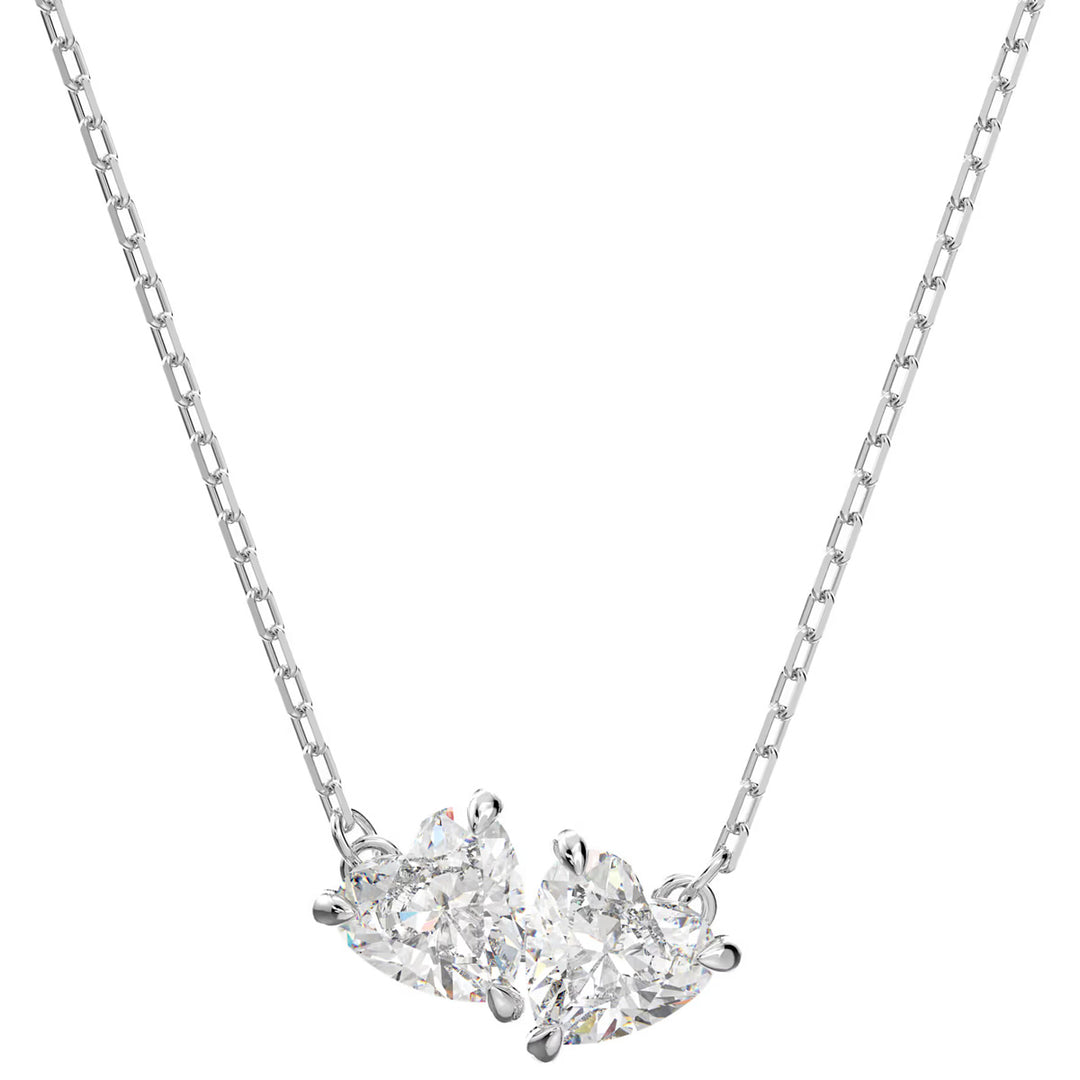 Swarovski Mesmera Halskette Herz Weiss Rhodiniert - 5517117