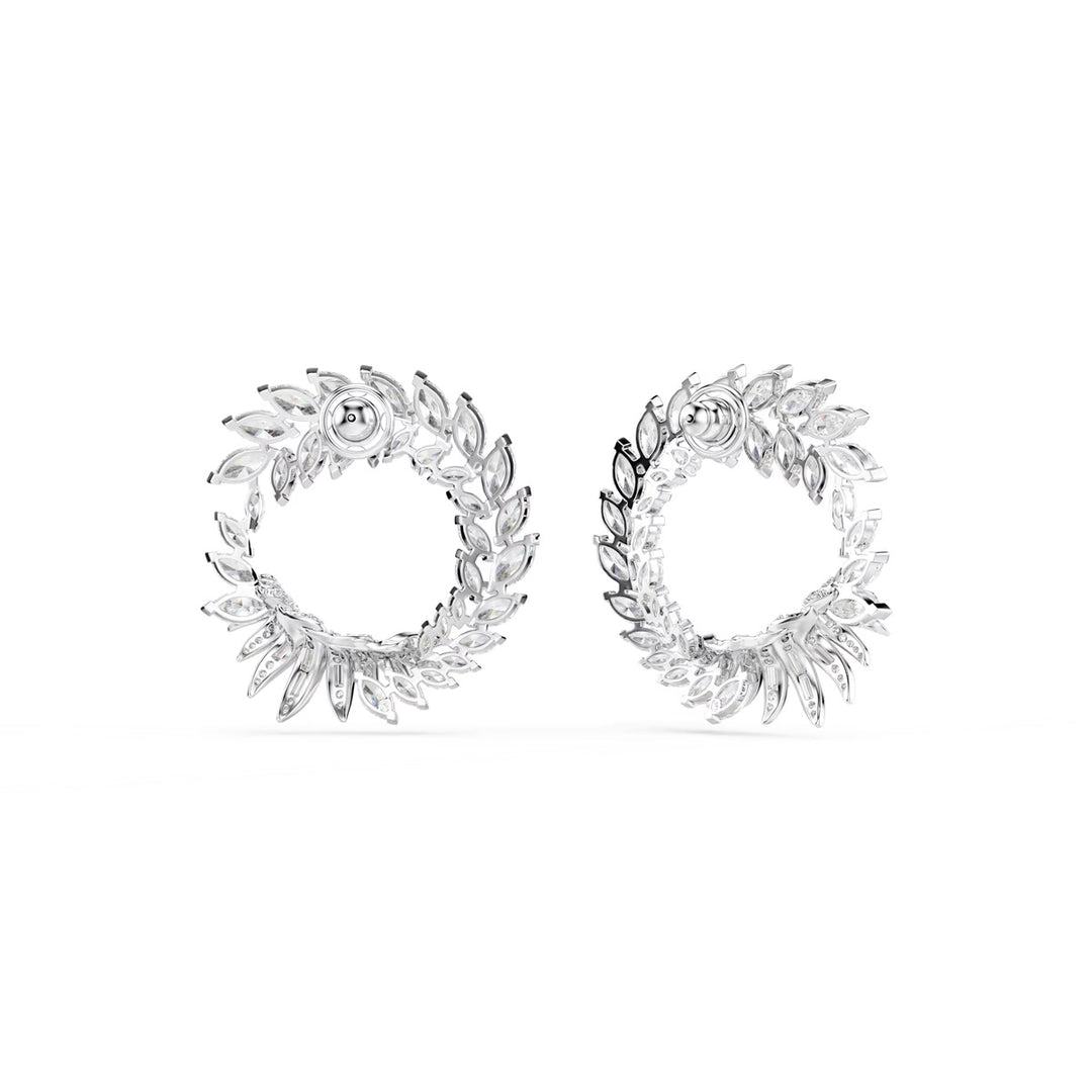 Swarovski Mesmera Kreolen Marquise Schliff Weiss Rhodiniert - 5760966