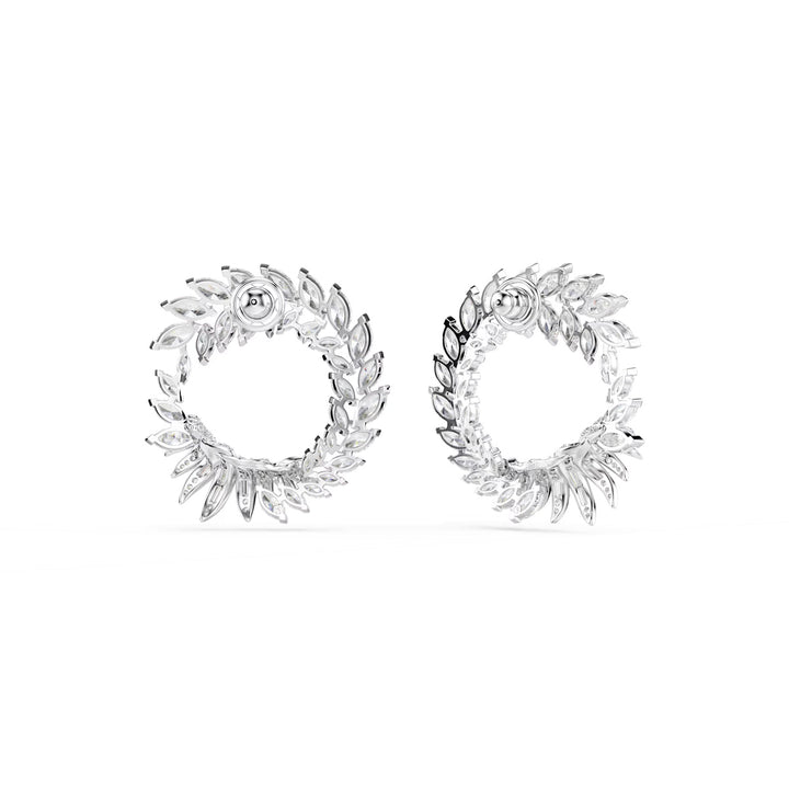 Swarovski Mesmera Kreolen Marquise Schliff Weiss Rhodiniert - 5760966