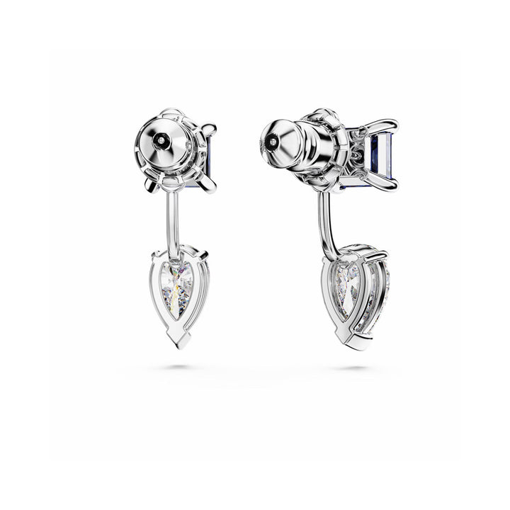 Swarovski Mesmera Ohrring Jackets Verschiedene Schliffe Abnehmbar Blau Rhodiniert - 5665767
