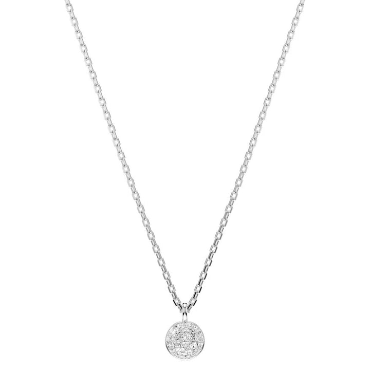 Swarovski Sublima Halskette im Lagenlook Weiss Rhodiniert - 5684244