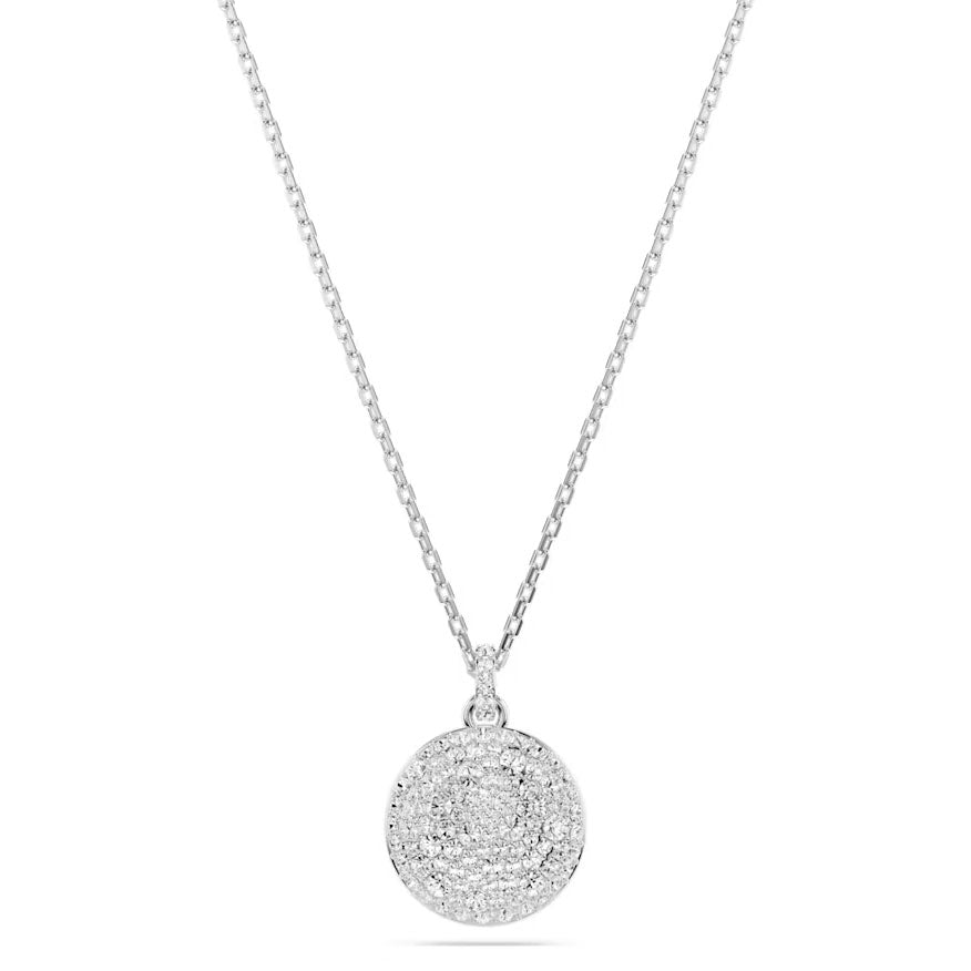 Swarovski Sublima Halskette im Lagenlook Weiss Rhodiniert - 5684244
