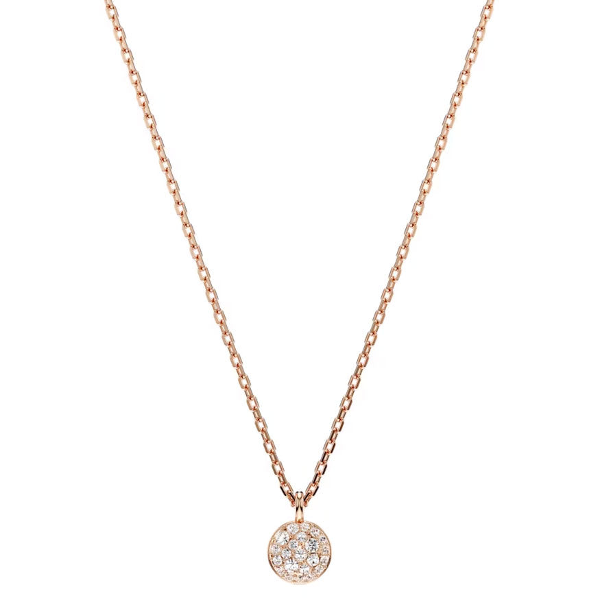 Swarovski Sublima Halskette im Lagenlook Weiss Roségold Legierungsschicht - 5683449