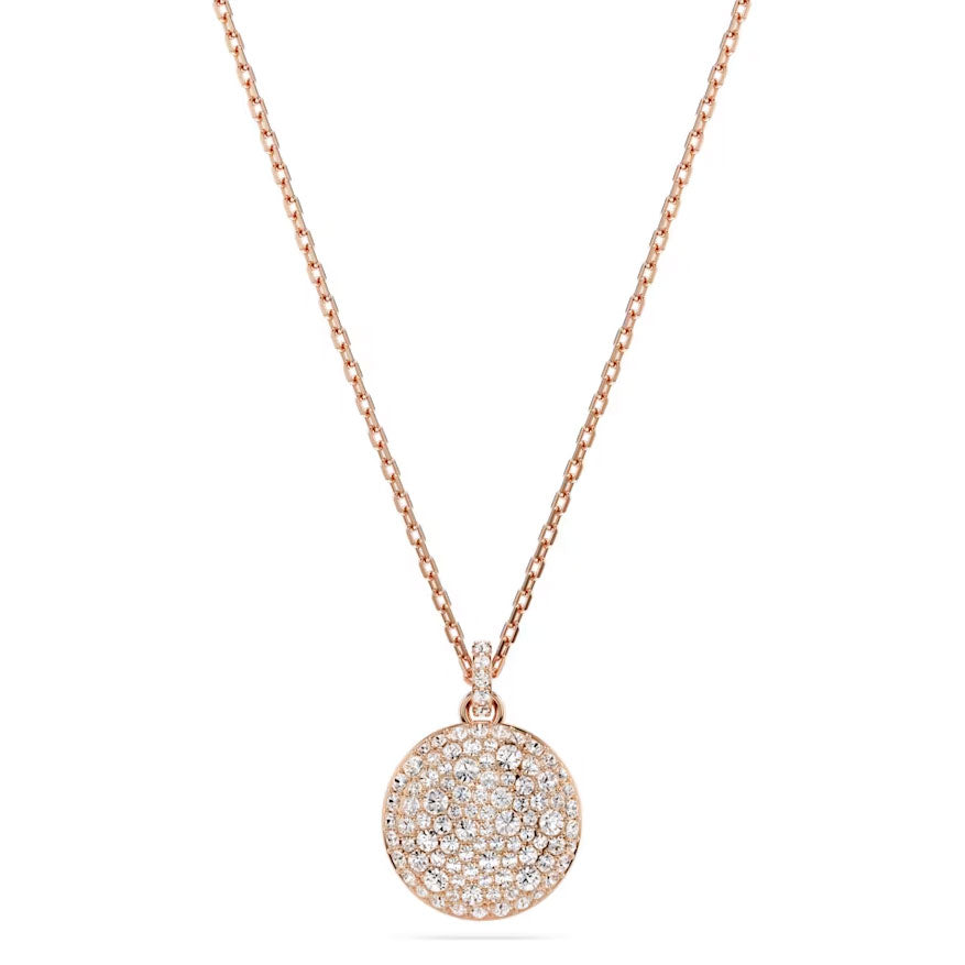 Swarovski Sublima Halskette im Lagenlook Weiss Roségold Legierungsschicht - 5683449